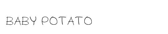 BABY POTATO