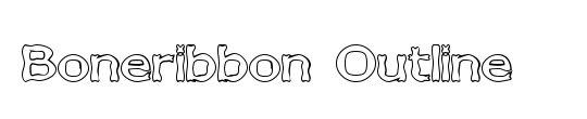 Boneribbon Outline