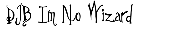 DJB Im No Wizard