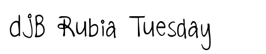 DJB Rubia Tuesday