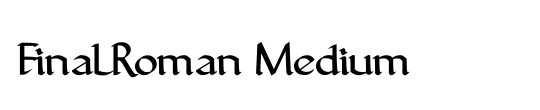 FinalRoman Medium