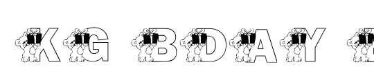 KG BDAY BEAR