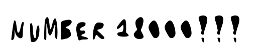 NUMBER 18000!!!