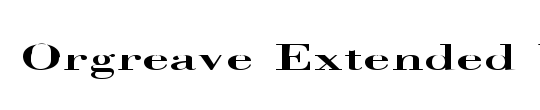 Orgreave Extended