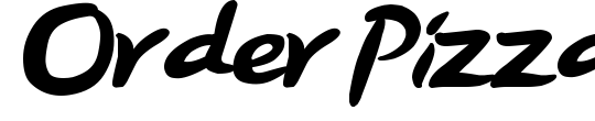 Order Pizza