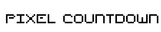 Pixel Countdown
