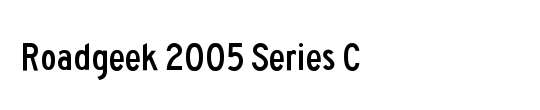 Roadgeek 2005 Series C
