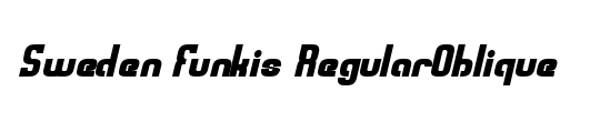 Sweden Funkis RegularOblique