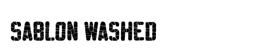 Sablon Washed
