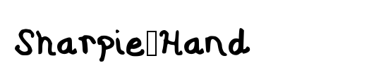 Sharpie Hand