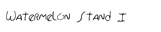 Watermelon Stand I