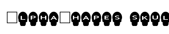 AlphaShapes skulls