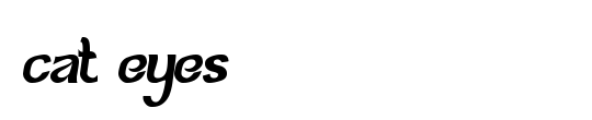 cat eyes