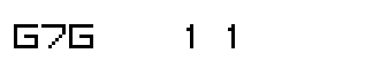 G7Gradius1(1 byte font)