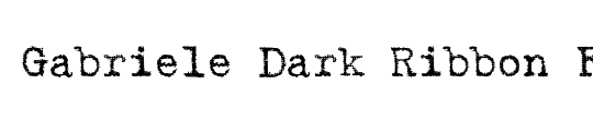 Gabriele Dark Ribbon FG