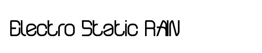 Electro Static RAIN