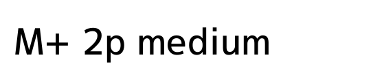 M+ 2p medium