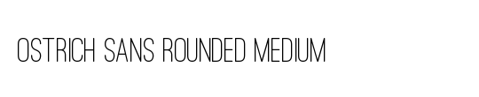 Ostrich Sans Rounded