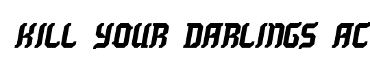 Kill your darlings AC