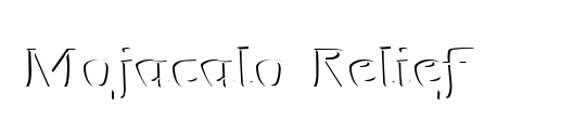Mojacalo Relief