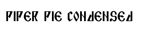 Piper Pie Condensed