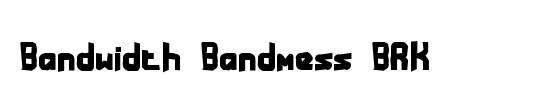 Bandwidth Bandmess BRK