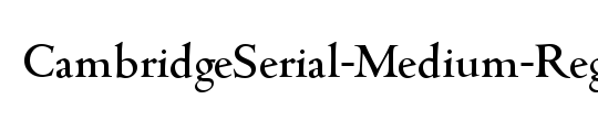 CambridgeSerial-Medium