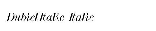 DubielItalic