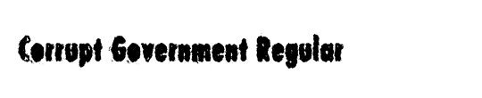 Corrupt Government