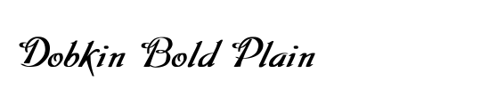 Dobkin Bold