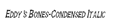 Eddy's Bones-Condensed