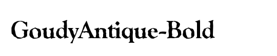 GoudyAntique