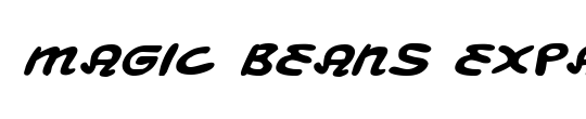 Magic Beans Expanded Italic