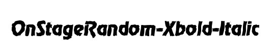 OnStageRandom-Xbold