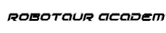 Robotaur Academy Italic