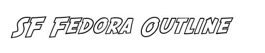 SF Fedora Outline