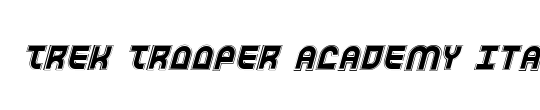 Trek Trooper Academy Italic