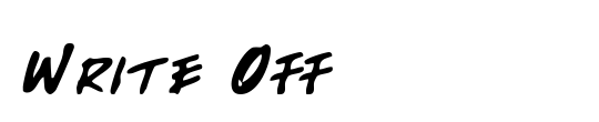 Write Off