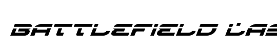 Battlefield Laser Italic