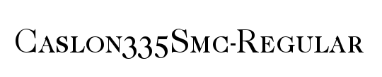 Caslon335Smc