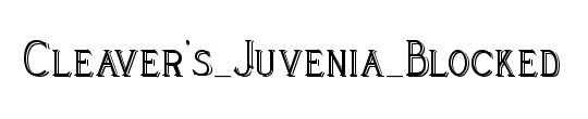 Cleaver's_Juvenia_Blocked