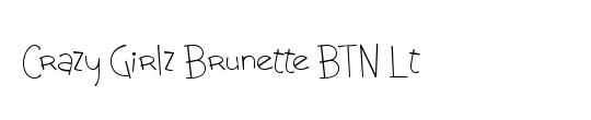 Crazy Girlz Brunette BTN Lt