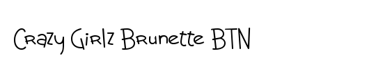 Crazy Girlz Brunette BTN