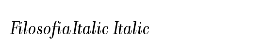 FilosofiaItalic