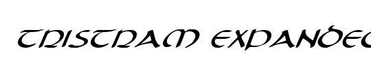 Tristram Expanded Italic