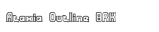 Ataxia Outline BRK