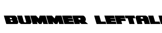 Bummer Leftalic