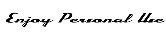 Enjoy Personal Use
