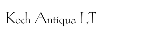 Koch Antiqua LT