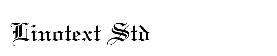Linotext Std